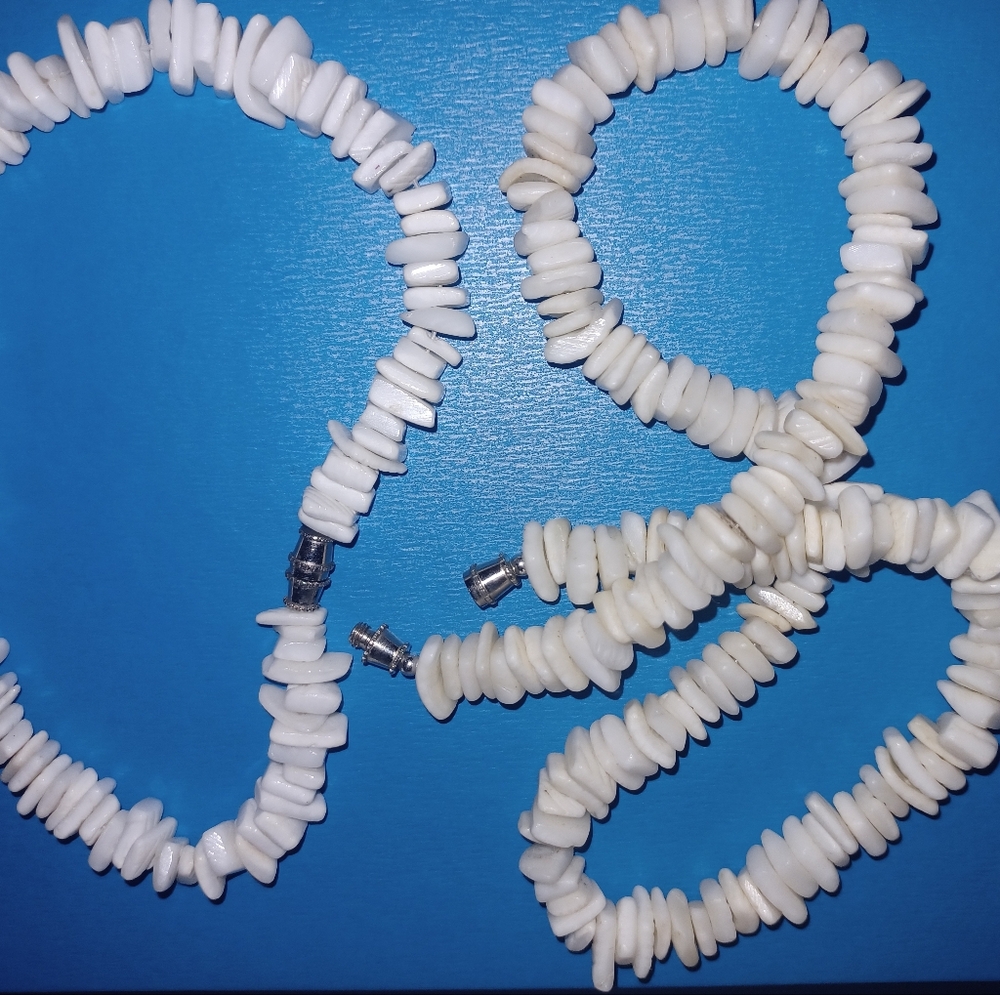 Puka Shell Neclace And Anklet Set
